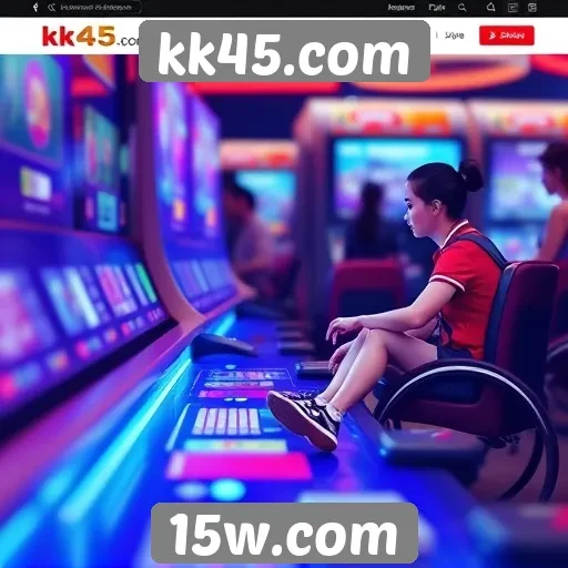 Acessibilidade no kk45.com para jogadores de todas as idades