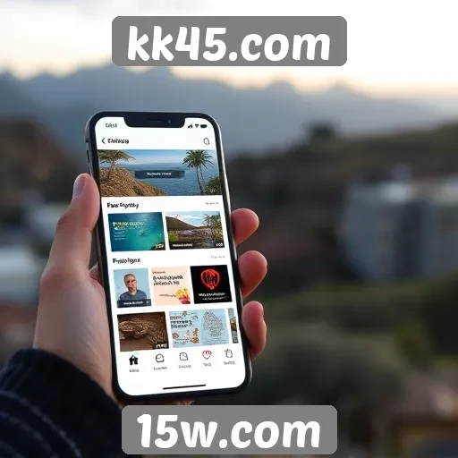 Avaliação da experiência móvel em kk45.com